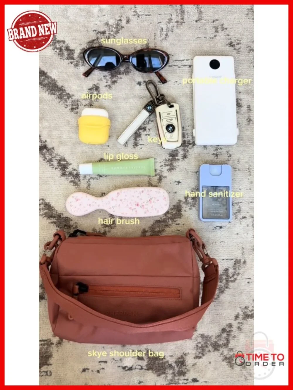Mini Crossbody Purse, Lightweight Vegan Recycled Polyester, RFID Protection,